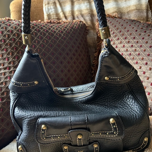 Michael Kors Black Pebble Leather Bag Very Roomy in Excellent Condition - Picture 8 of 10